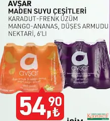 AVŞAR MADEN SUYU ÇEŞİTLERİ 6'LI AVŞAR MADEN SUYU ÇEŞİTLERİ 6'LI